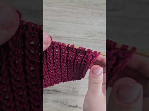 Ribbing in a new way!!!! Gorgeous knitted rib stitch pattern ☺️#knittingpattern #knittingtutorial Ribbing in a new way!!!! Gorgeous knitted rib stitch pattern ☺️#knittingpattern #knittingtutorial