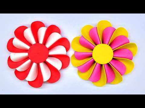 How to Make Foam Paper Flower | Easy DIY Home Decor How to Make Foam Paper Flower | Easy DIY Home Decor