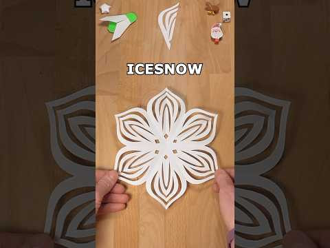HOW TO CUT A ICESNOW SNOWFLAKE OUT OF PAPER ❄ PAPER CRAFT IDEAS EASY | inclArt HOW TO CUT A ICESNOW SNOWFLAKE OUT OF PAPER ❄ PAPER CRAFT IDEAS EASY | inclArt
