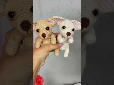 Chihuahua dog crochet pattern, custom made toys, DIY stuffed toy Chihuahua dog crochet pattern, custom made toys, DIY stuffed toy