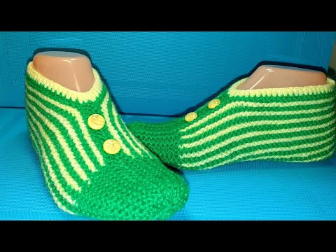#430 ТАПОЧКИ ЧАСТИЧНЫМ ВЯЗАНИЕМ. БЫСТРО И ЛЕГКО. МАСТЕР КЛАСС. Knitted slippers.Master class. #430 ТАПОЧКИ ЧАСТИЧНЫМ ВЯЗАНИЕМ. БЫСТРО И ЛЕГКО. МАСТЕР КЛАСС. Knitted slippers.Master class.