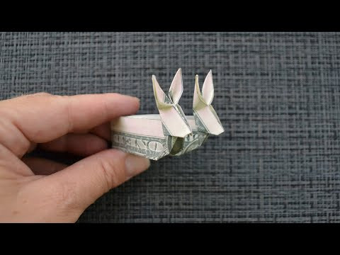 Cute MONEY RABBITS | Dollar Origami Animals | Easy Tutorial DIY by NProkuda