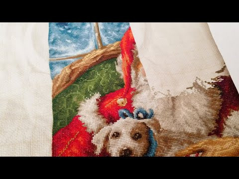 ВЫШИВАЛЬНЫЙ ДНЕВНИК С ЛЕТА. ЛУКА С ДЕД МОРОЗ