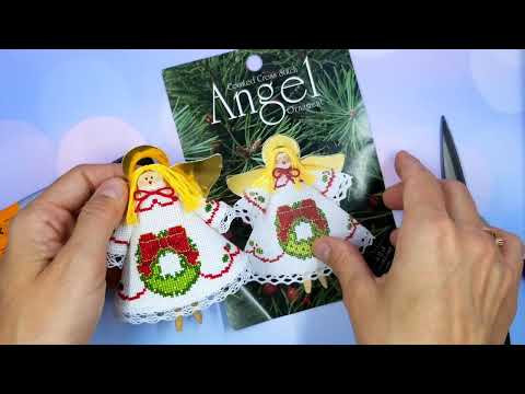 Ангел на прищепке - как вышивать и собирать Ангел на прищепке - как вышивать и собирать