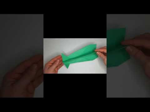 Как сделать бумажный самолетик. Простая схема сборки