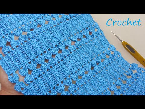 Всего 2 ряда! УЗОР КРЮЧКОМ "Бантики" лёгкий и простой в ВЯЗАНИИ SUPER EASY Pattern Crochet Всего 2 ряда! УЗОР КРЮЧКОМ "Бантики" лёгкий и простой в ВЯЗАНИИ SUPER EASY Pattern Crochet