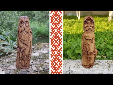 Домовой с котом, Домовой с цветами. Фигурки-обереги Домовой с котом, Домовой с цветами. Фигурки-обереги