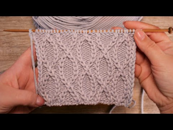 Узор &laquo;Бесконечность&raquo; спицами &infin; &laquo;Infinity&raquo; knitting pattern