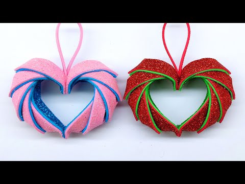 Beautiful Christmas Heart Ornaments | Dollar Tree DIY Christmas Decorations 2025 Beautiful Christmas Heart Ornaments | Dollar Tree DIY Christmas Decorations 2025
