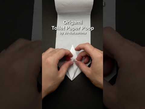 Origami Toilet Paper Poop #shorts Origami Toilet Paper Poop #shorts