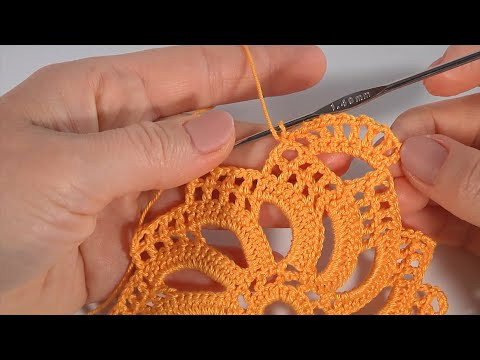Нежное и красивое ЛЕНТОЧНОЕ КРУЖЕВО/ВЯЖЕМ крючком#elenarugalstudio