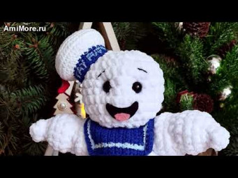 Амигуруми: схема Зефирный морячок. Игрушки вязаные крючком - Free crochet patterns.