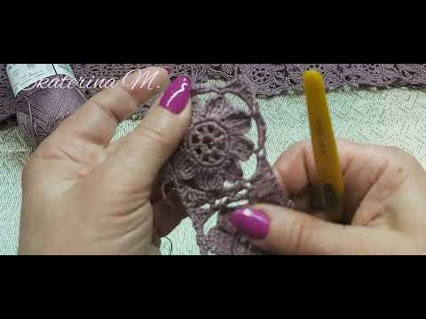 Вязание крючком. Мотив. Квадрат с цветком в середине. Вязание крючком. Мотив. Квадрат с цветком в середине.