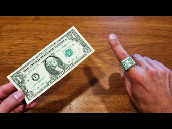How To Make a $1 Paper Ring - Origami