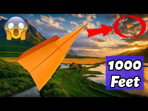 How to Make a Paper Airplane That Will Surely Break the World Record