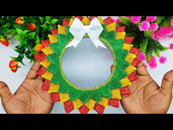 Last Minute Christmas Decorations - Christmas Wreath Making Ideas - Dollar Tree DIY