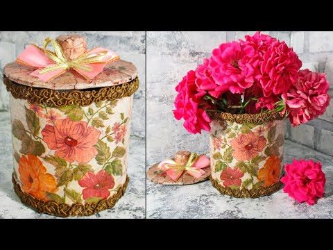 Super vintage tin can! Minimal materials, amazing result Super vintage tin can! Minimal materials, amazing result