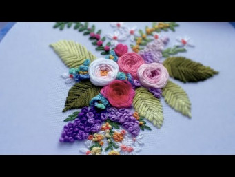 How to Embroider 3 Types of Rose Spider Web Stitch