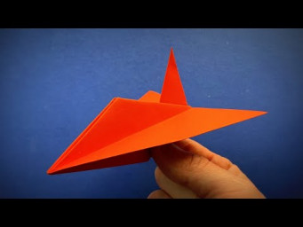 How to Make a Paper Airplane that FLIES FAST | Origami Airplane Jet Fighter | Easy Origami ART