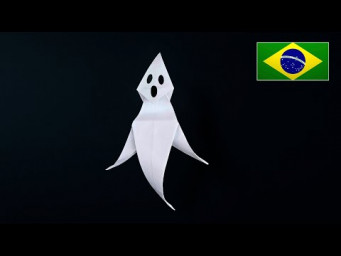 Como Fazer um FANTASMA de ORIGAMI! - Modelo Original