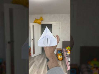 Crazy Paper Airplane Test Drive &ndash; 280 Feet Distance Indoors! World Record Paper Plane #diy #airplane