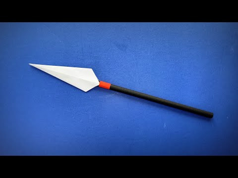 How to Make a Paper Spear Easy | AMAZING PAPER NINJA WEAPONS How to Make a Paper Spear Easy | AMAZING PAPER NINJA WEAPONS