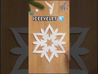 HOW TO CUT A ICEEYELET SNOWFLAKE INSTRUCTION ❄️ TOP CHRISTMAS DECOR IDEAS INCLART