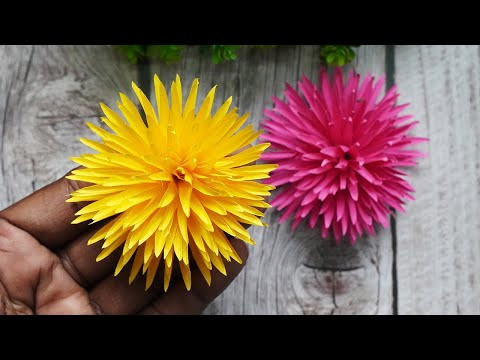 Beautiful DIY Flowers | Easy Paper Flower Making | Home Decor Beautiful DIY Flowers | Easy Paper Flower Making | Home Decor