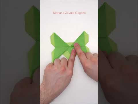 Origami Butterfly in a minute #shorts