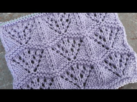 Красивый ажурный узор спицами для кардигана, жилета, туники, кофты. Красивый ажурный узор спицами для кардигана, жилета, туники, кофты.