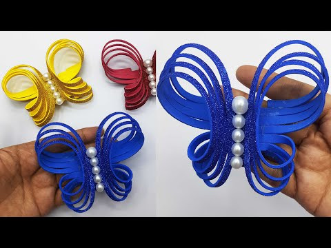 Easy Foam Sheet Butterfly Wall Decoration | How to make Butterfly | DIY Room Decor