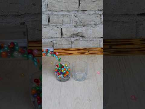 Satisfying Reverse Video With Colorful Beads #shorts #beads #satisfying
