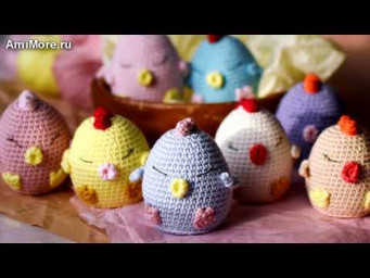 Амигуруми: схема Курочка. Игрушки вязаные крючком - Free crochet patterns.