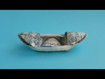 MONEY KAYAK | Easy Dollar Origami Boat | Tutorial DIY by NProkuda
