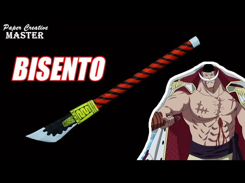 How to make Bisento from paper, from One Piece. Origami Bisento How to make Bisento from paper, from One Piece. Origami Bisento