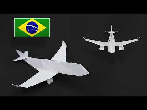 Origami: Avião de Papel Realista - Instruções em Português BR Origami: Avião de Papel Realista - Instruções em Português BR