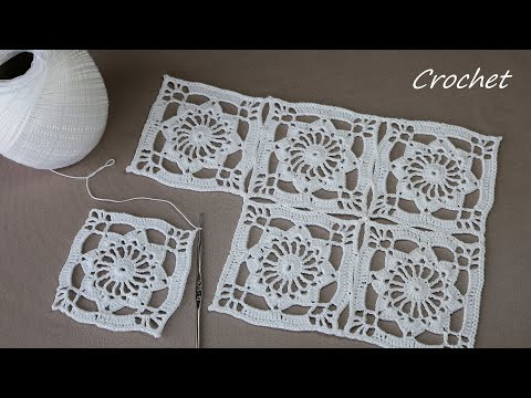 Super Easy CROCHET How to crochet a square for beginners КВАДРАТНЫЕ МОТИВЫ простое вязание крючком Super Easy CROCHET How to crochet a square for beginners КВАДРАТНЫЕ МОТИВЫ простое вязание крючком