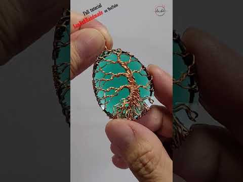 Tree of Life - Free tutorial video link above the title #shortsvideo #wireworks #stonebeads Tree of Life - Free tutorial video link above the title #shortsvideo #wireworks #stonebeads