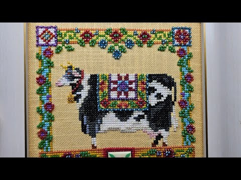 #6 Влог вышивальщицы / Покупки / Mill Hill - Clarissa Cow 14-8502 / Золотые Ручки / Dimensions