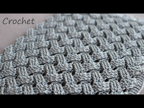Рельефный УЗОР "Плетенка" всего 2 ряда!!! ВЯЗАНИЕ КРЮЧКОМ EASY Beautiful Crochet for beginners Рельефный УЗОР "Плетенка" всего 2 ряда!!! ВЯЗАНИЕ КРЮЧКОМ EASY Beautiful Crochet for beginners