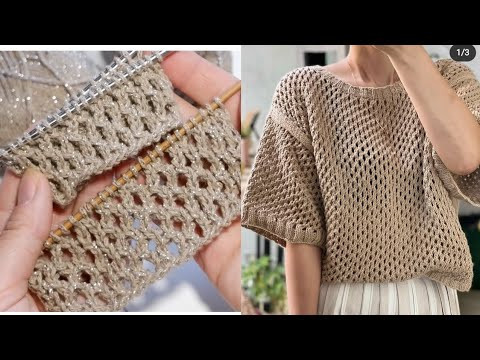КРУЧЕ ЧЕМ У КУЧИНЕЛЛИ. Суперский узор, не могу оторваться. По кругу и поворотными рядами. #crochet
