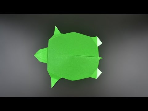 Origami: Turtle (Traditional) - Instructions in English (BR)