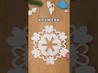 Как сделать снежинку КРУЖЕВА ❄ Красивая снежинка из бумаги  INCLART