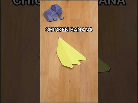 HOW TO FOLD A BANANA | DIY BANANA FRUIT ORIGAMI TUTORIAL INCLART HOW TO FOLD A BANANA | DIY BANANA FRUIT ORIGAMI TUTORIAL INCLART