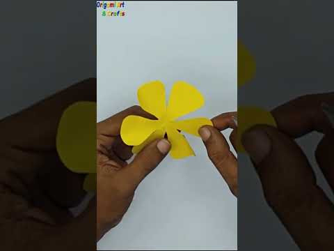 How to Make Paper Flower - Room Decor Ideas #shorts #short #shortsvideo How to Make Paper Flower - Room Decor Ideas #shorts #short #shortsvideo