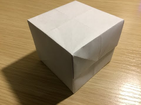 Как сделать из бумаги коробку с крышкой оригами своими руками без клея видео Как сделать из бумаги коробку с крышкой оригами своими руками без клея видео
