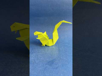 Best Paper Origami Godzilla | Paper Origami Animals #diy #easyorigami #origami