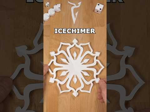 SIMPLE ICECHIMER SNOWFLAKE ❄️ HOW TO CUT A SNOWFLAKE OUT OF PAPER BEGINNER FRIENDLY INCLART SIMPLE ICECHIMER SNOWFLAKE ❄️ HOW TO CUT A SNOWFLAKE OUT OF PAPER BEGINNER FRIENDLY INCLART