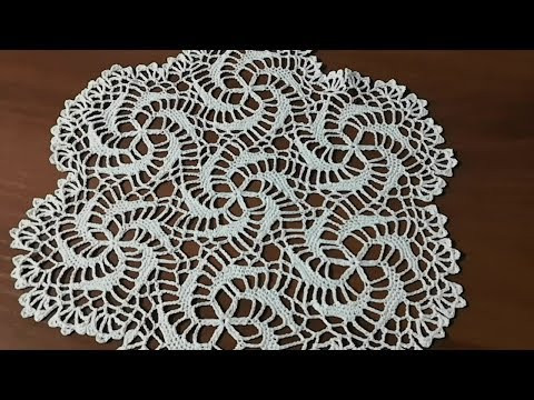 Ажурная салфетка крючком. Готовимся к 8 Марта! Ажурная салфетка крючком. Готовимся к 8 Марта!