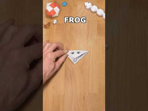 HOW TO MAKE A CROAKING FROG TUTORIAL | EASY PAPER FROG ORIGAMI inclArt